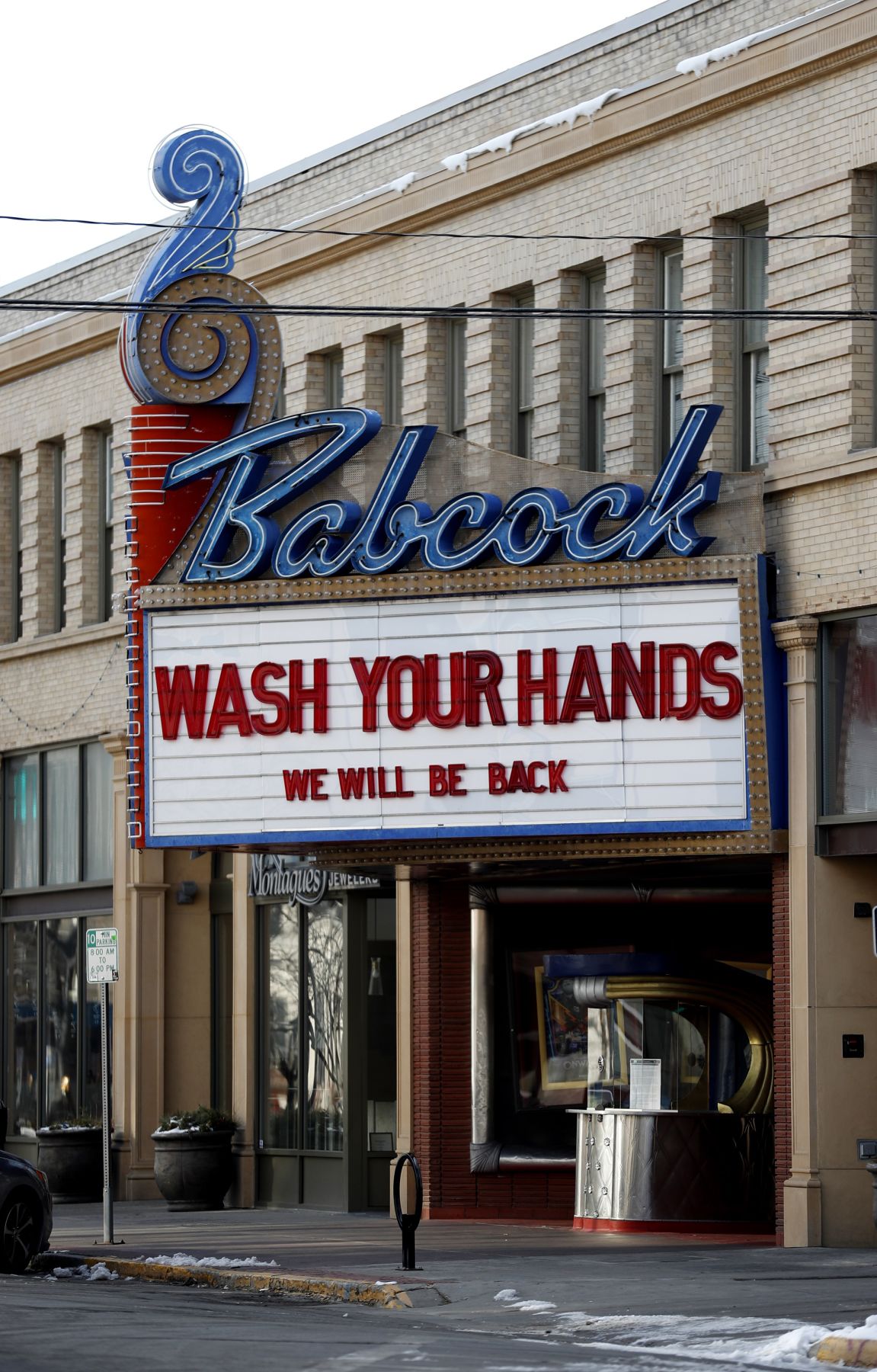 Babcock Theatre sign